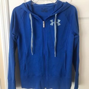 Blue Under Armour zip jacket
